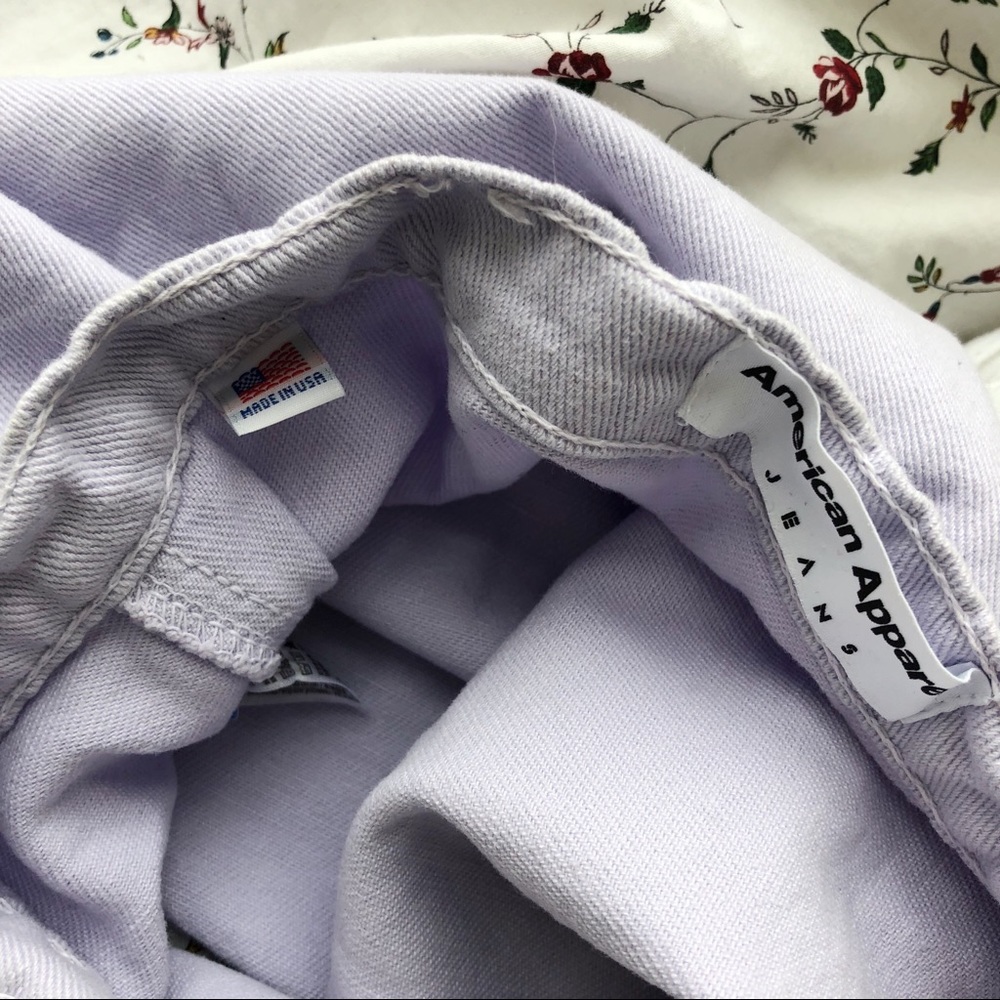 American Apparel  Purple Denim Circle Sk… - Picture 4 of 7